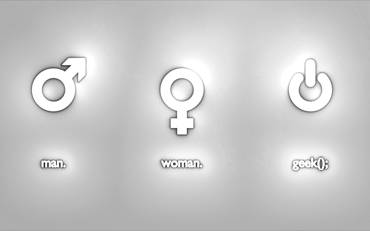 Мужчина, Женщина, Гик обои