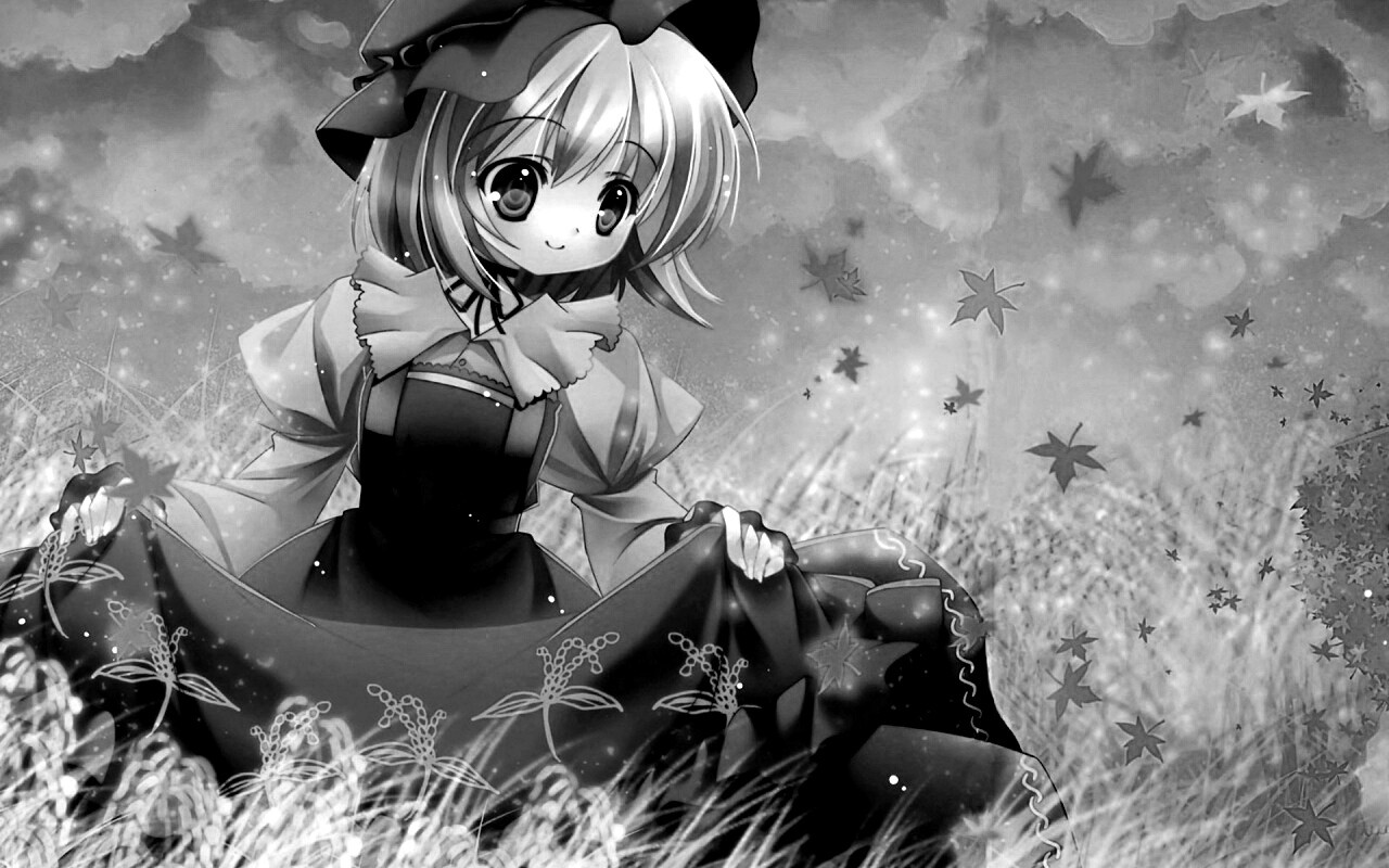 Девочка в поле обои