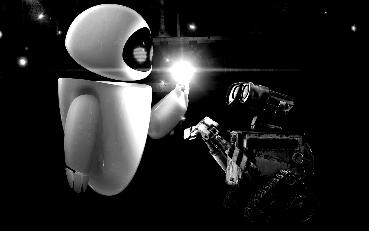 WALL-E и Ева обои