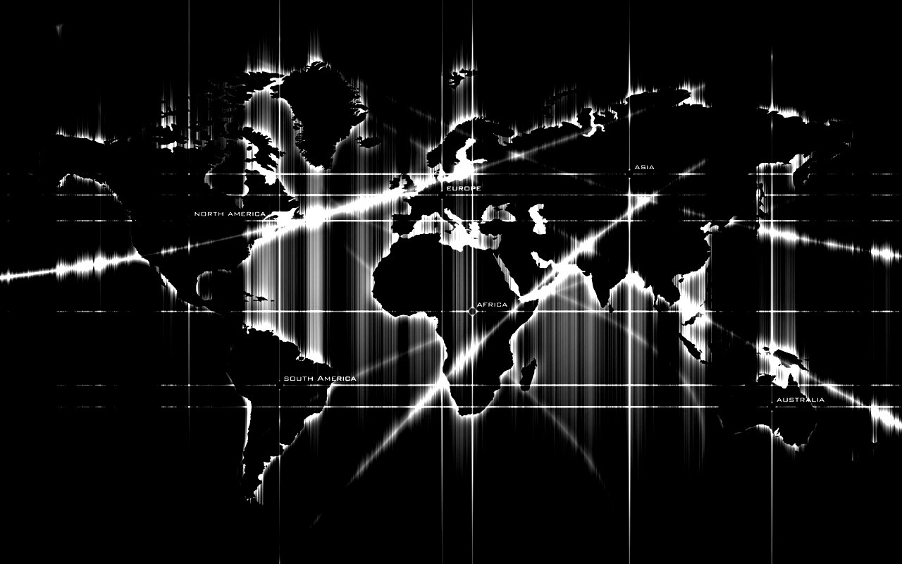 Карта мира в новом стиле обои