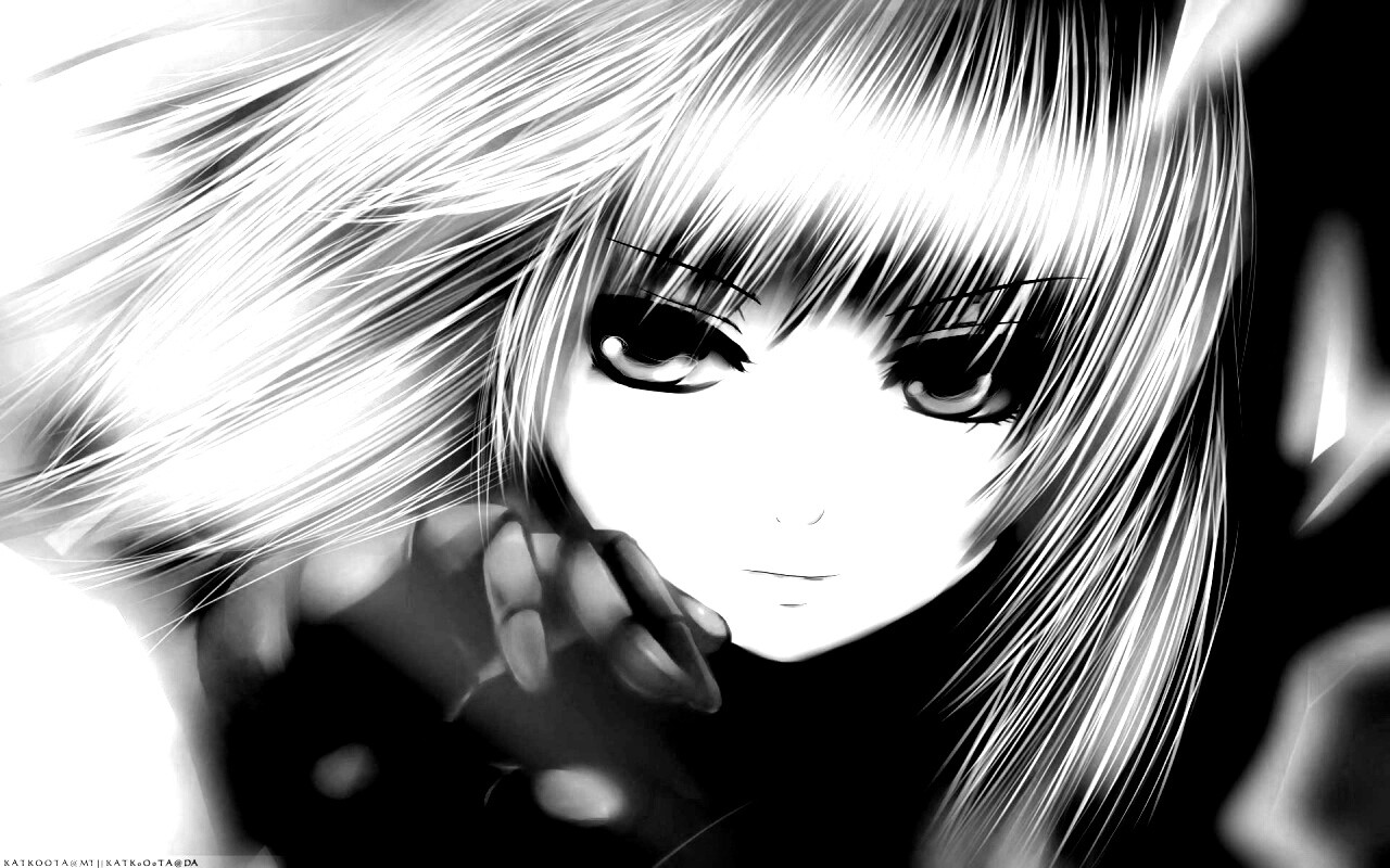 Девушка с голубыми волосами обои