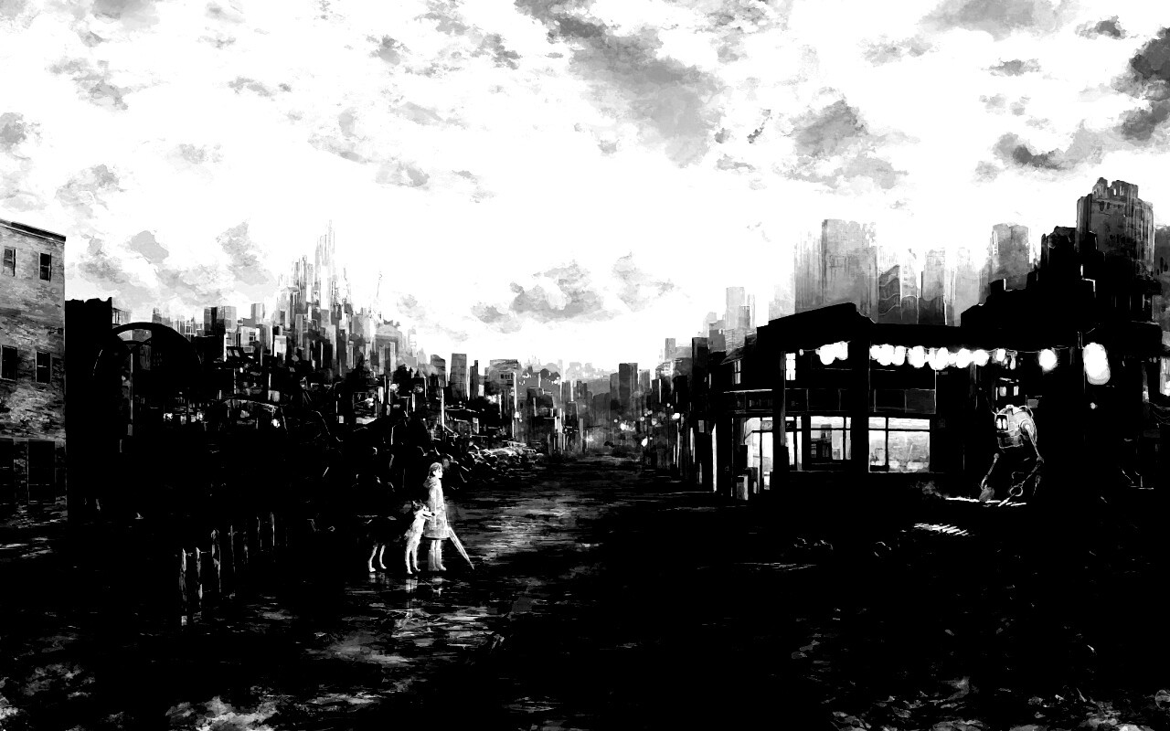 Девушка с собакой обои