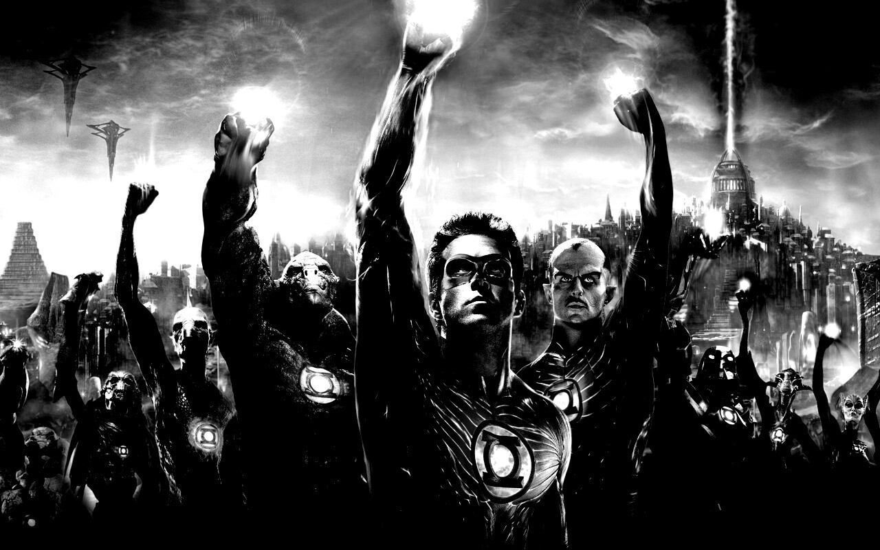 Зеленый фонарь обои