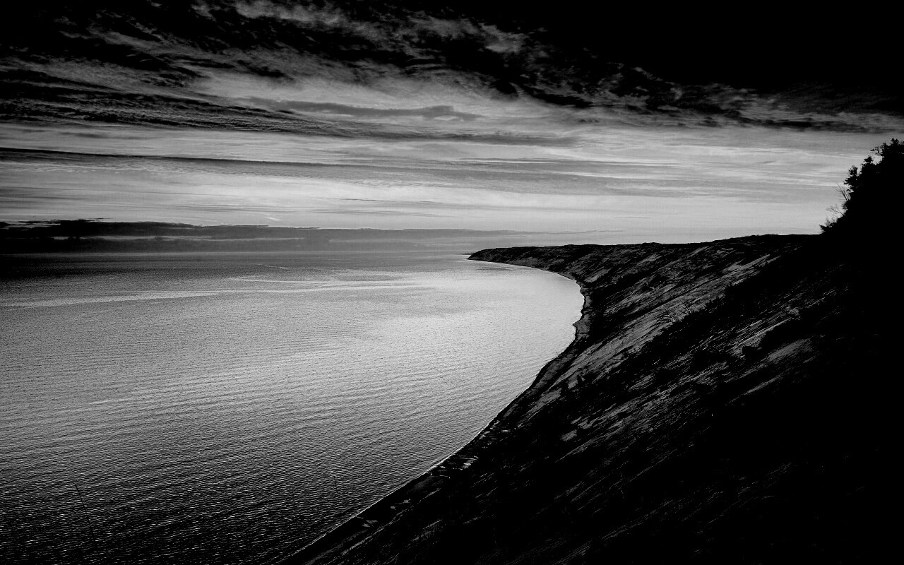 Море на закате обои