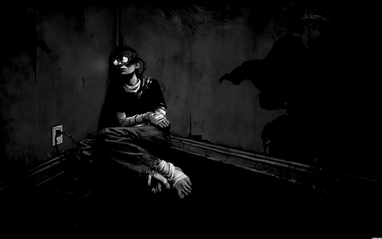 Потерянный в виртуальном мире обои