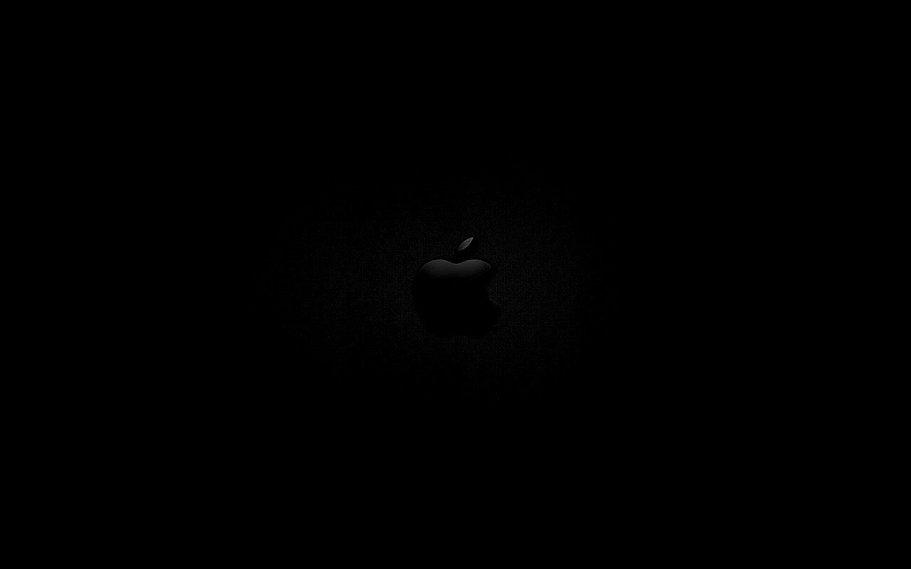 Логотип apple в стекле обои