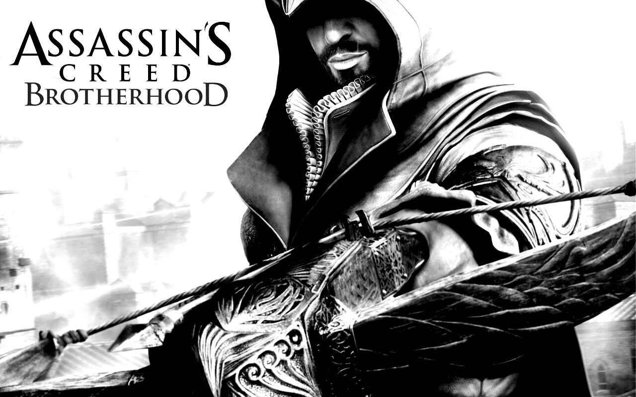 Ассасин с арбалетом обои