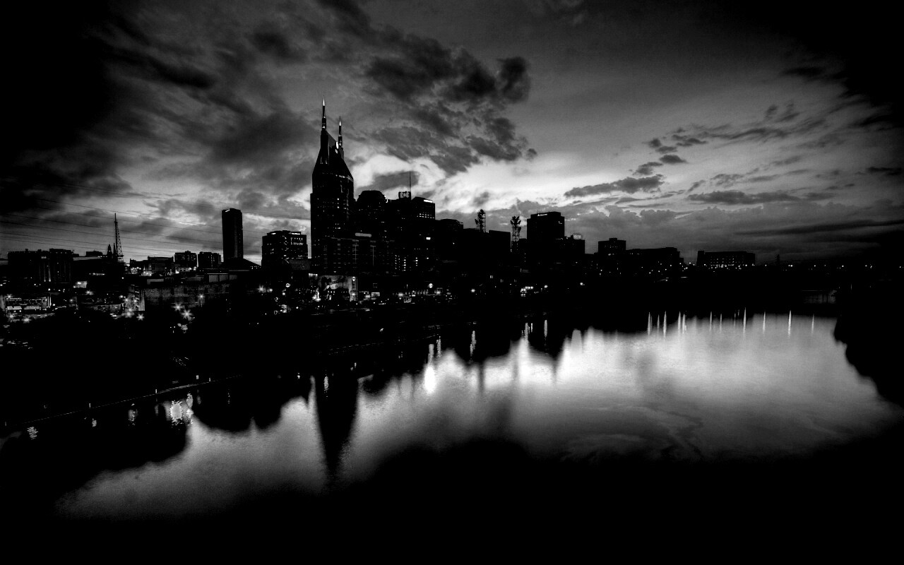 Ночной город обои