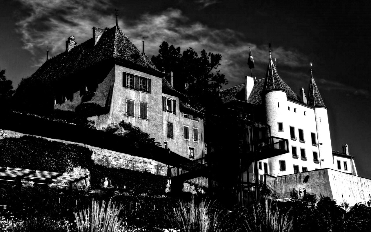 Дома с своеобразной архитектурой обои