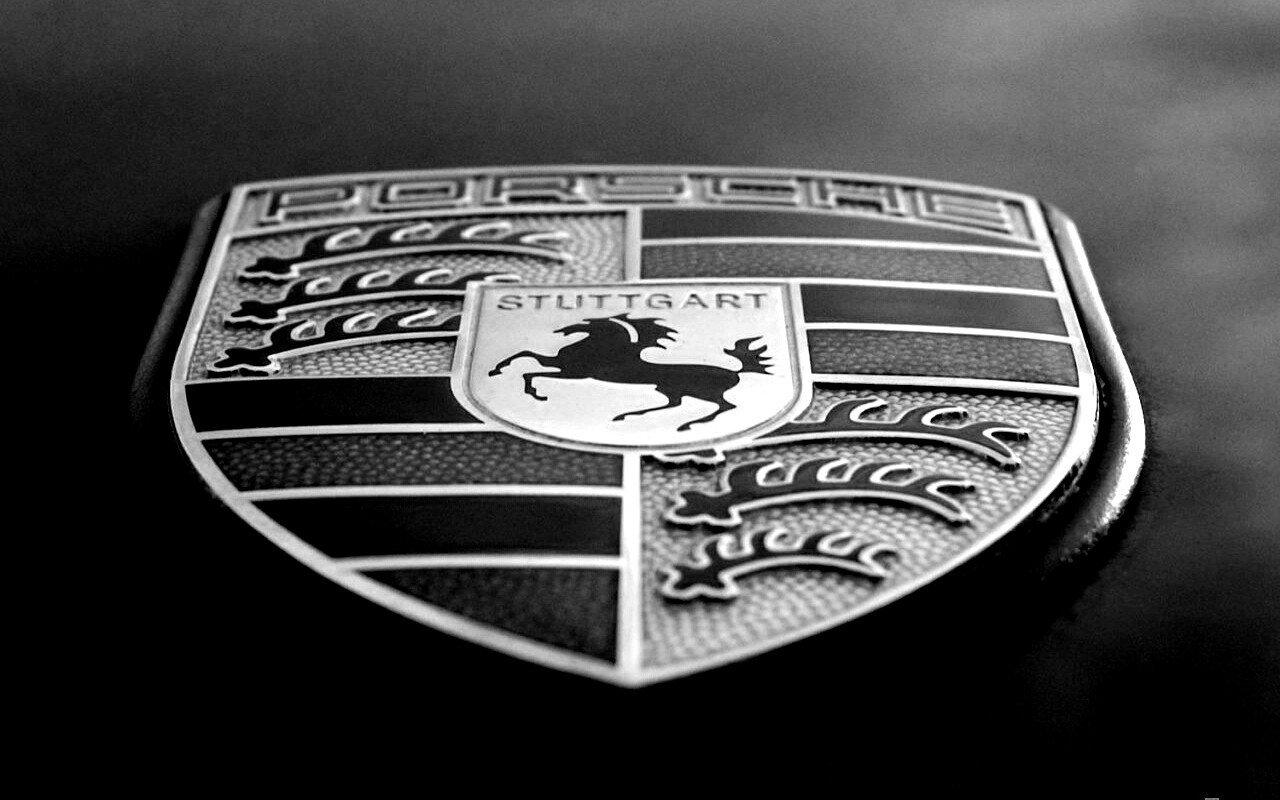 Логотип порше обои