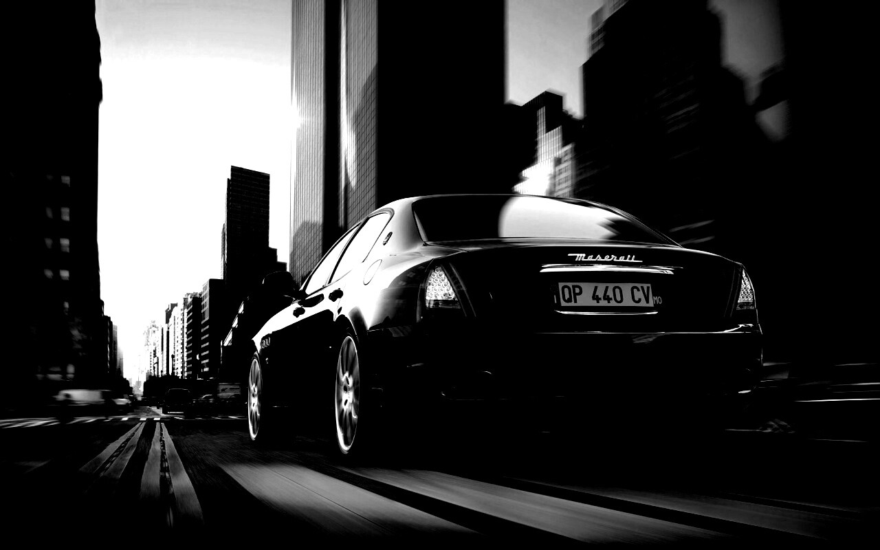 Maserati Quattroporte в городе обои