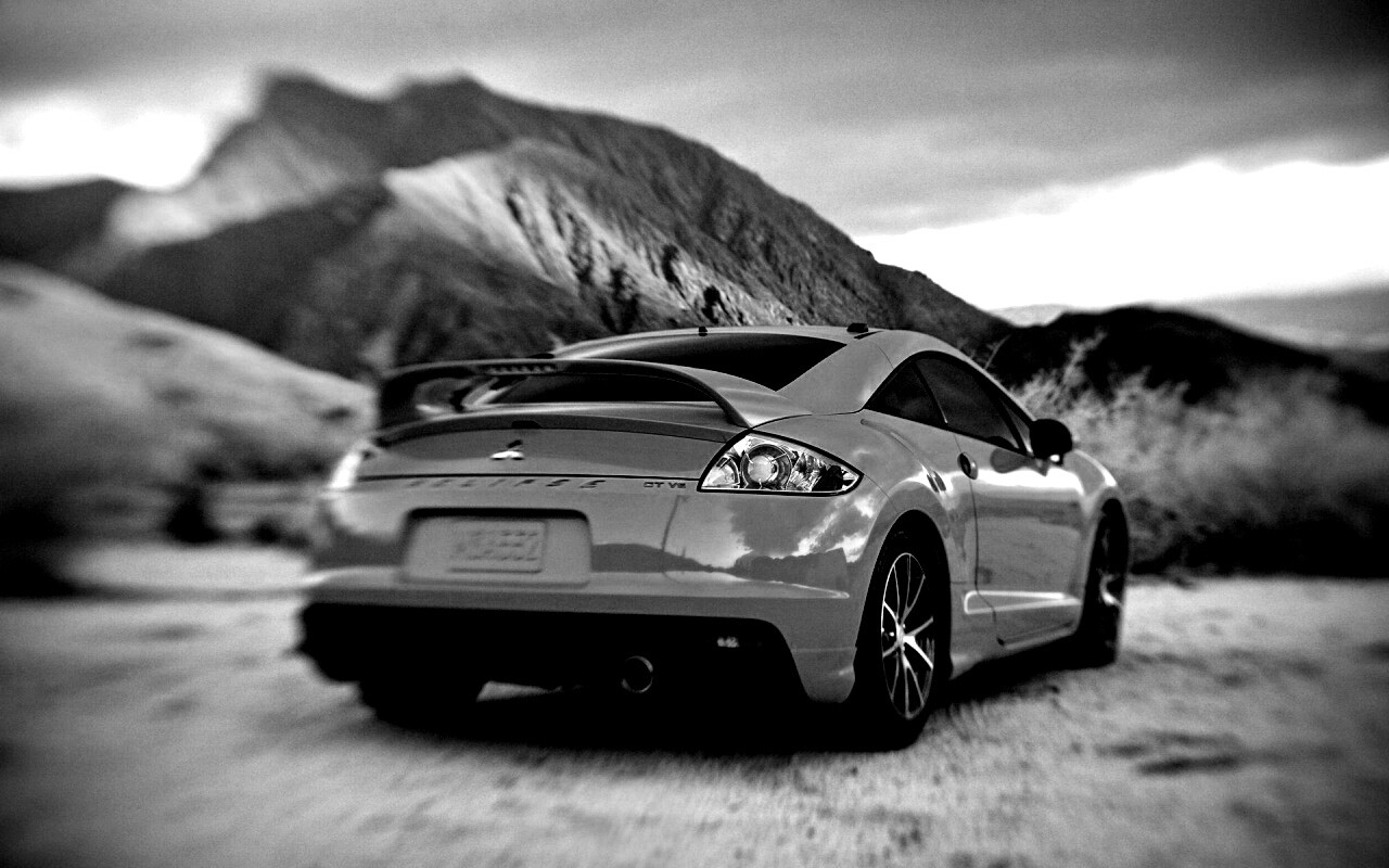 Mitsubishi в горах обои