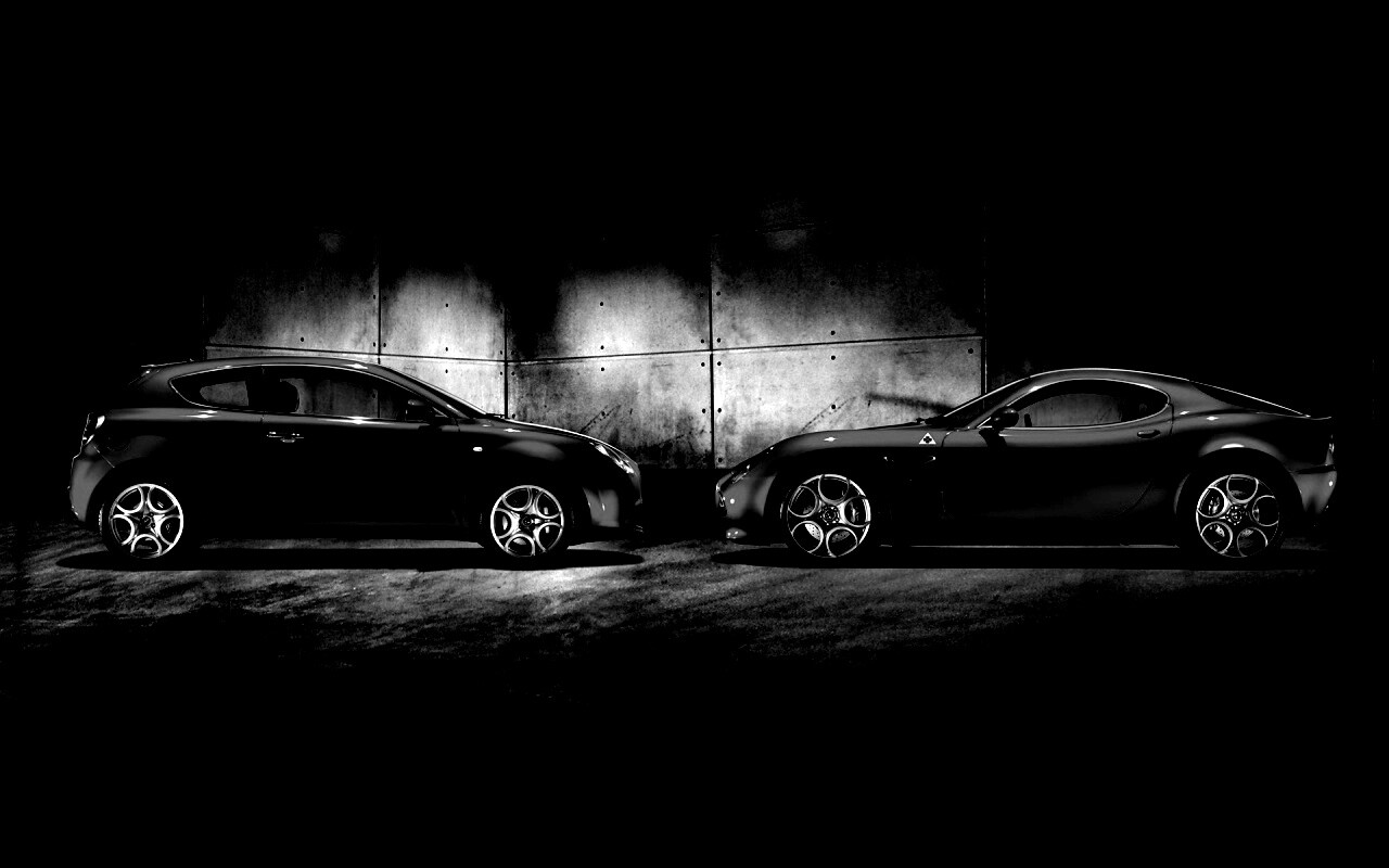 Два альфа ромео с разными кузовами обои