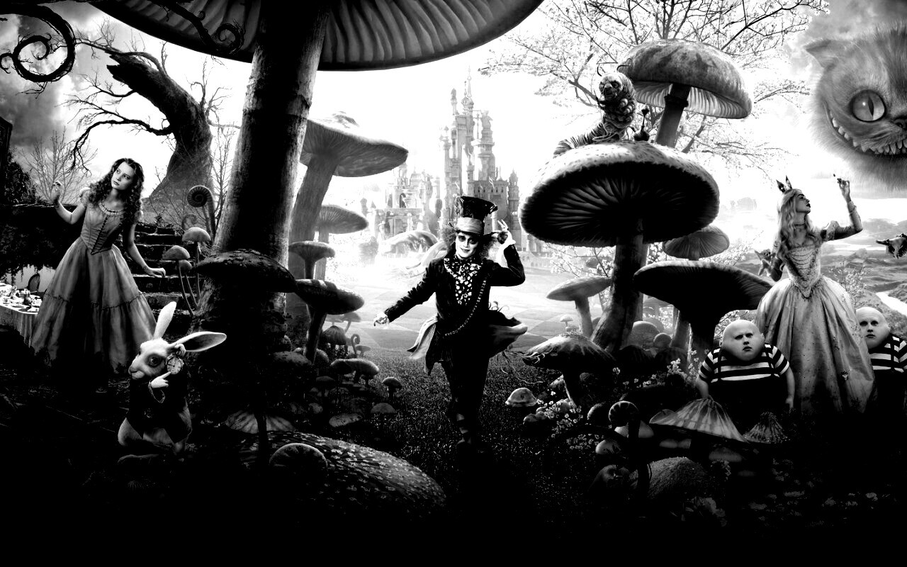 Алиса в стране чудес обои