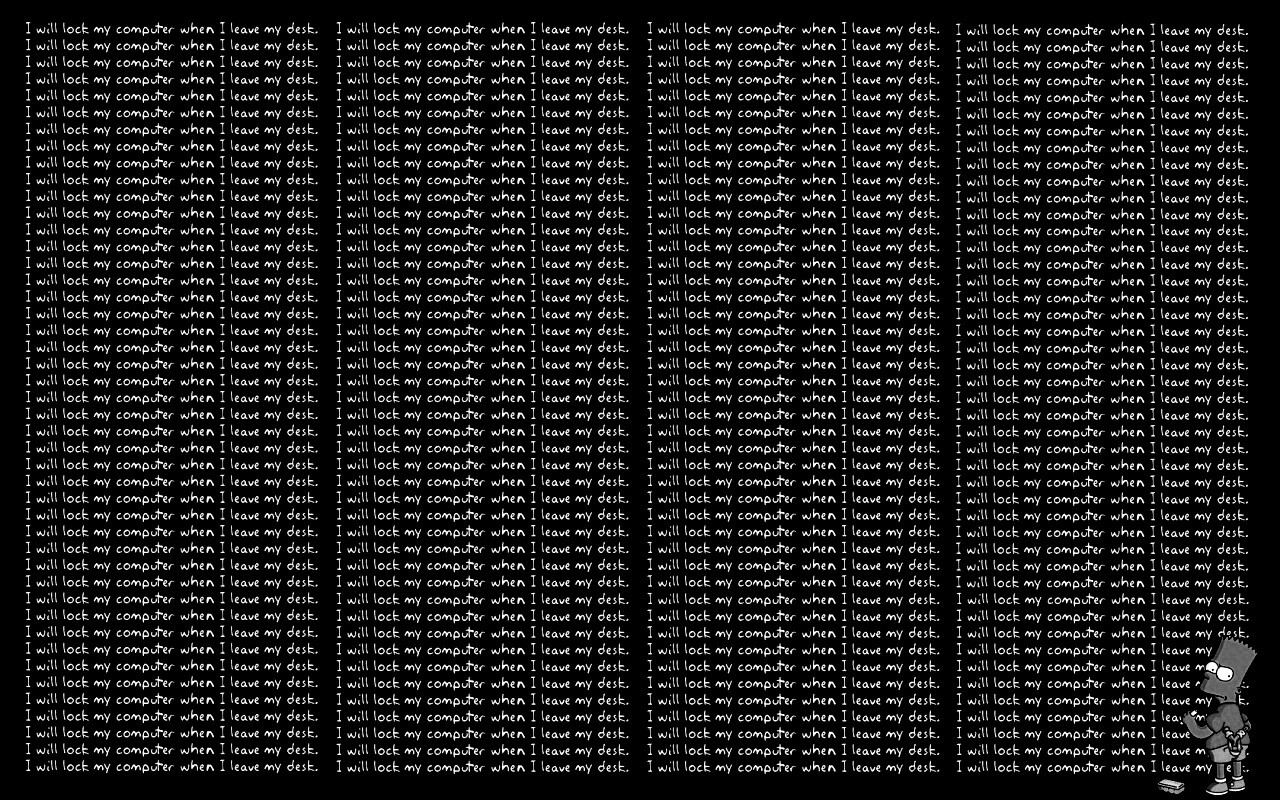 Наказанный барт сипсон обои