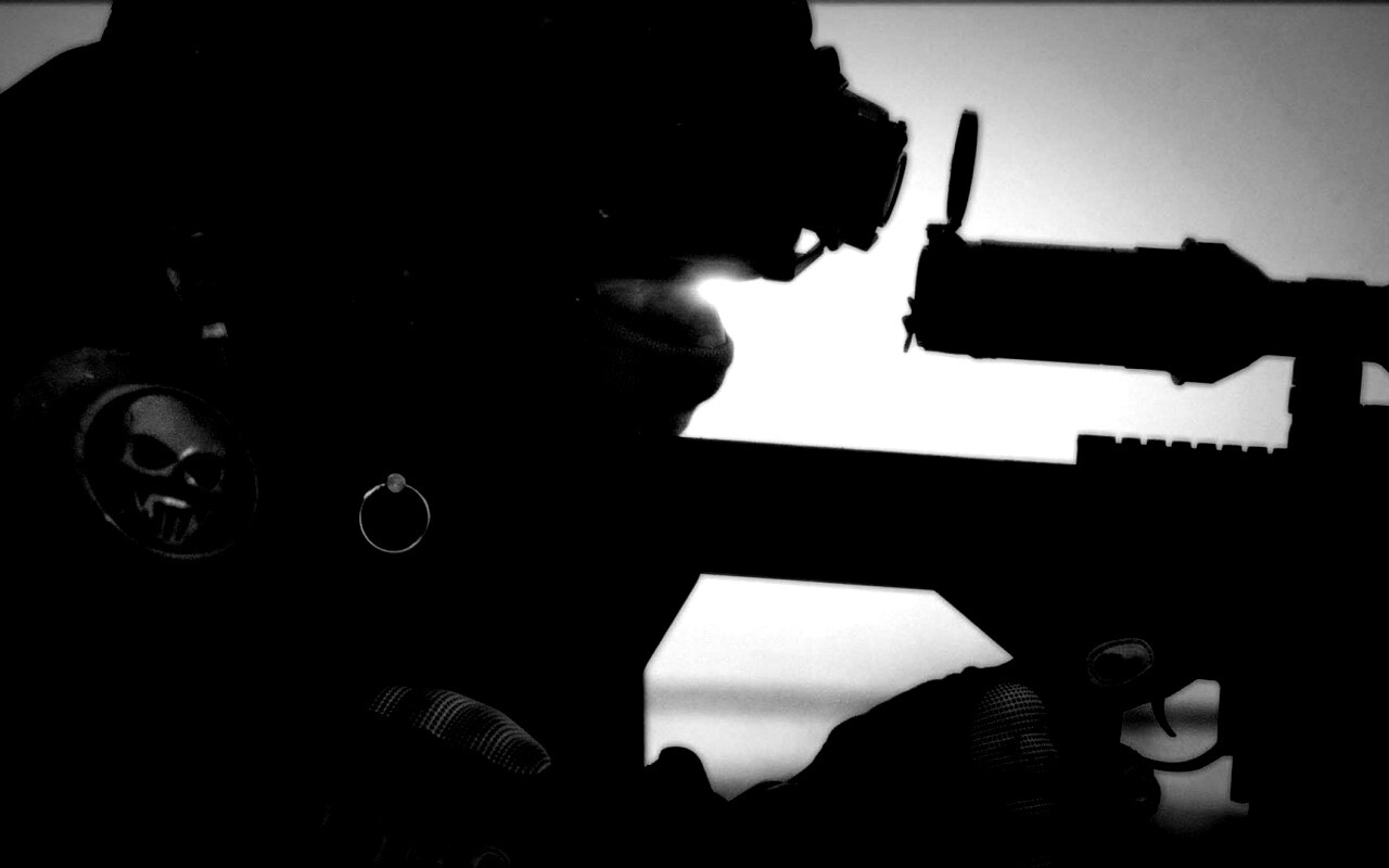 Снайпер за работой обои