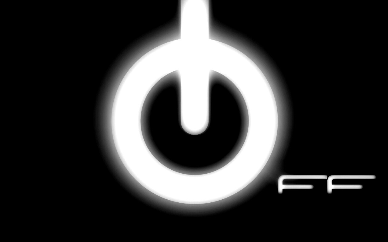 Выключение - Off обои