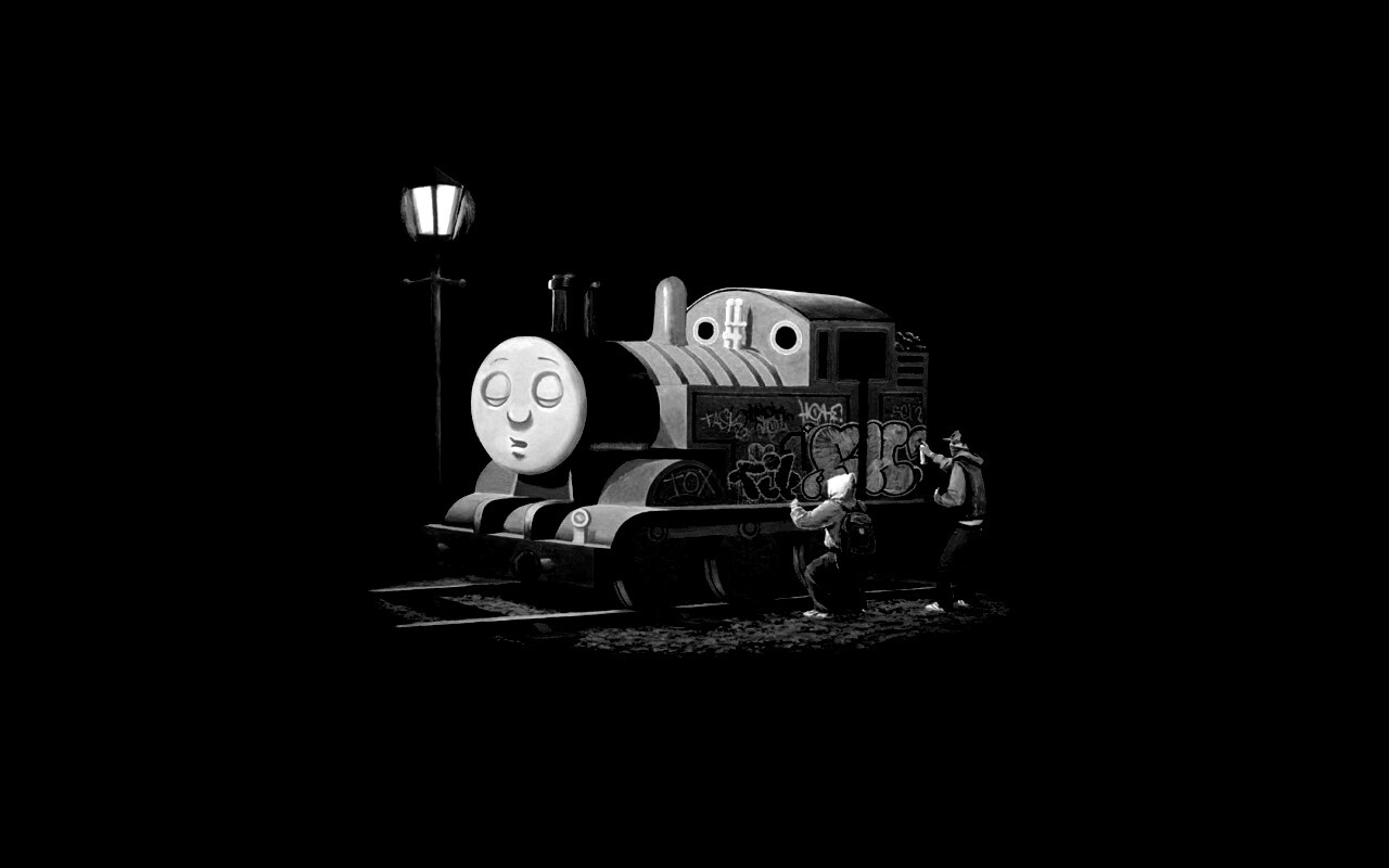 Паровозик для граффити обои
