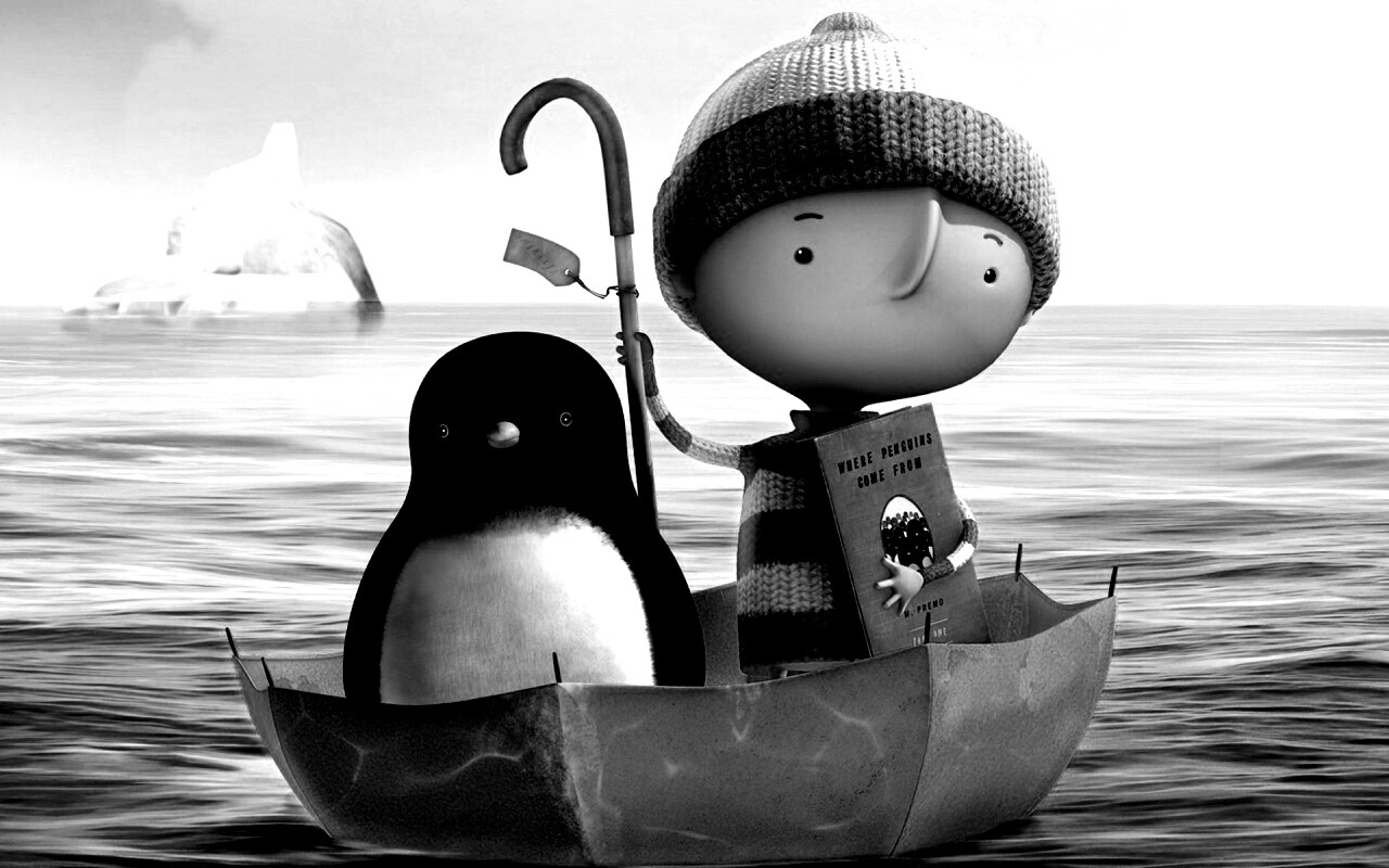 Откуда приходят пингвины обои