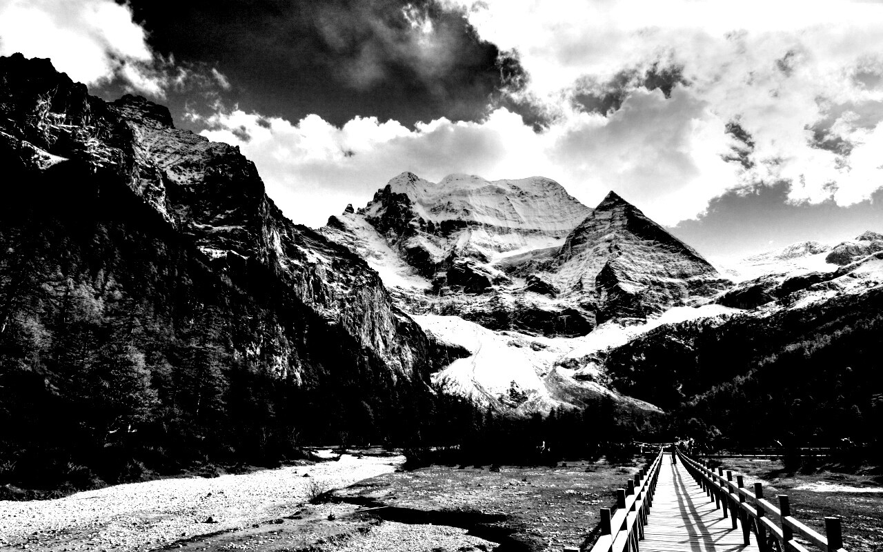 Дорога в горы обои