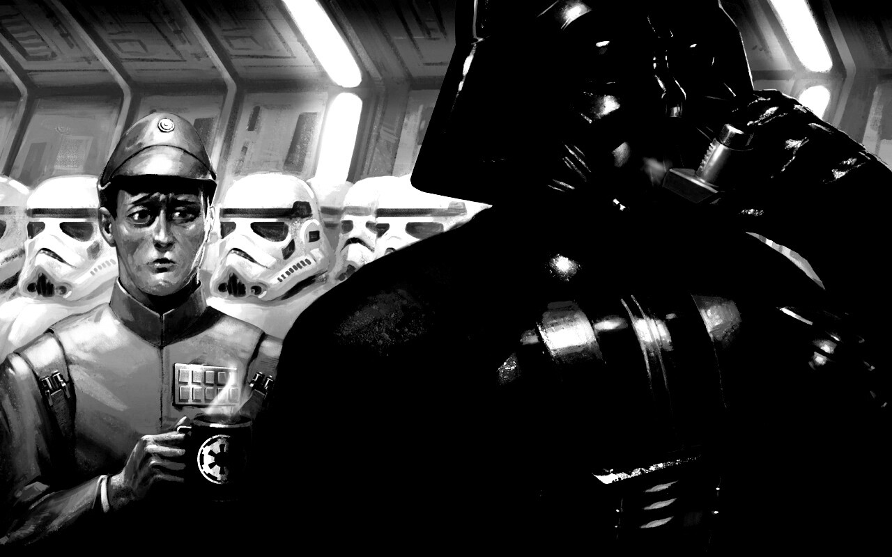 Дарт Вейдер с ингалятором обои