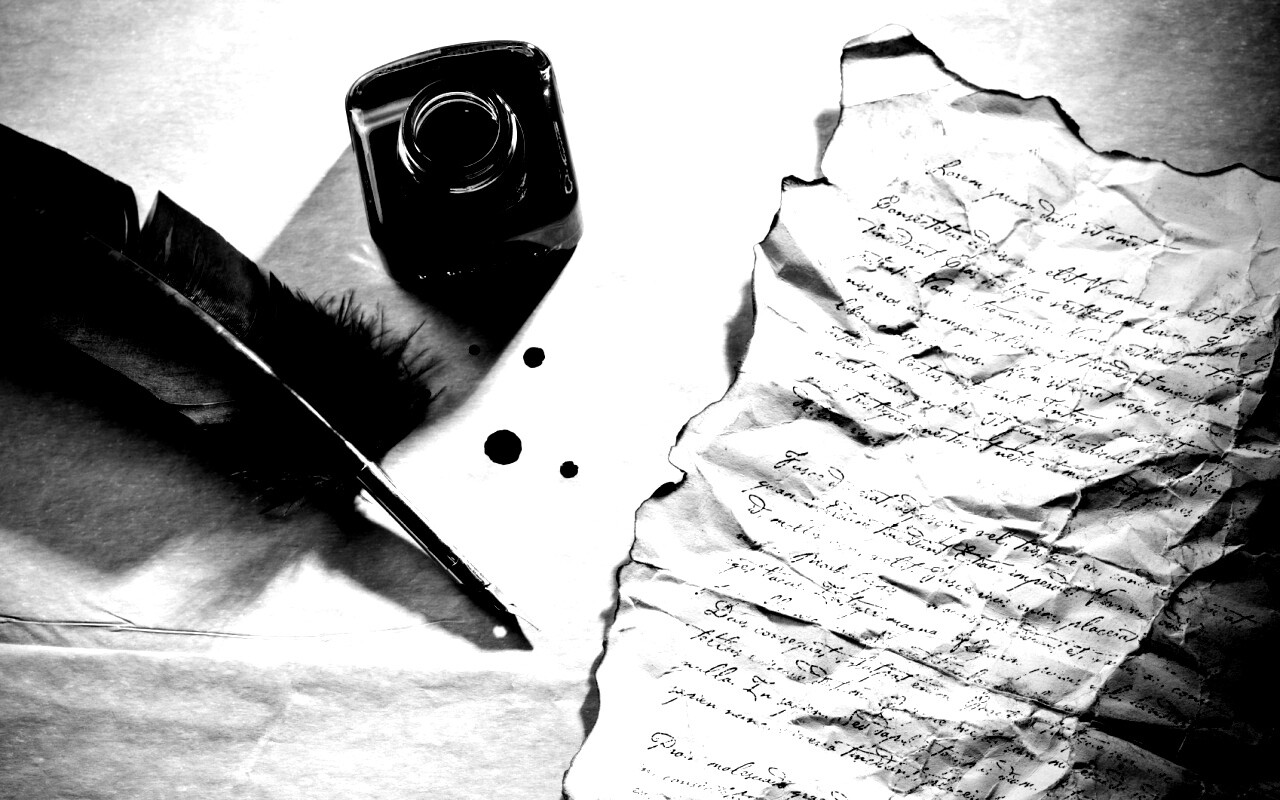 Мятое письмо обои