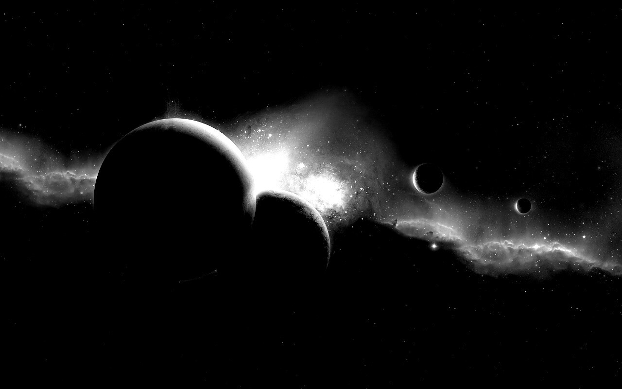 Фиолетовая вселенная обои