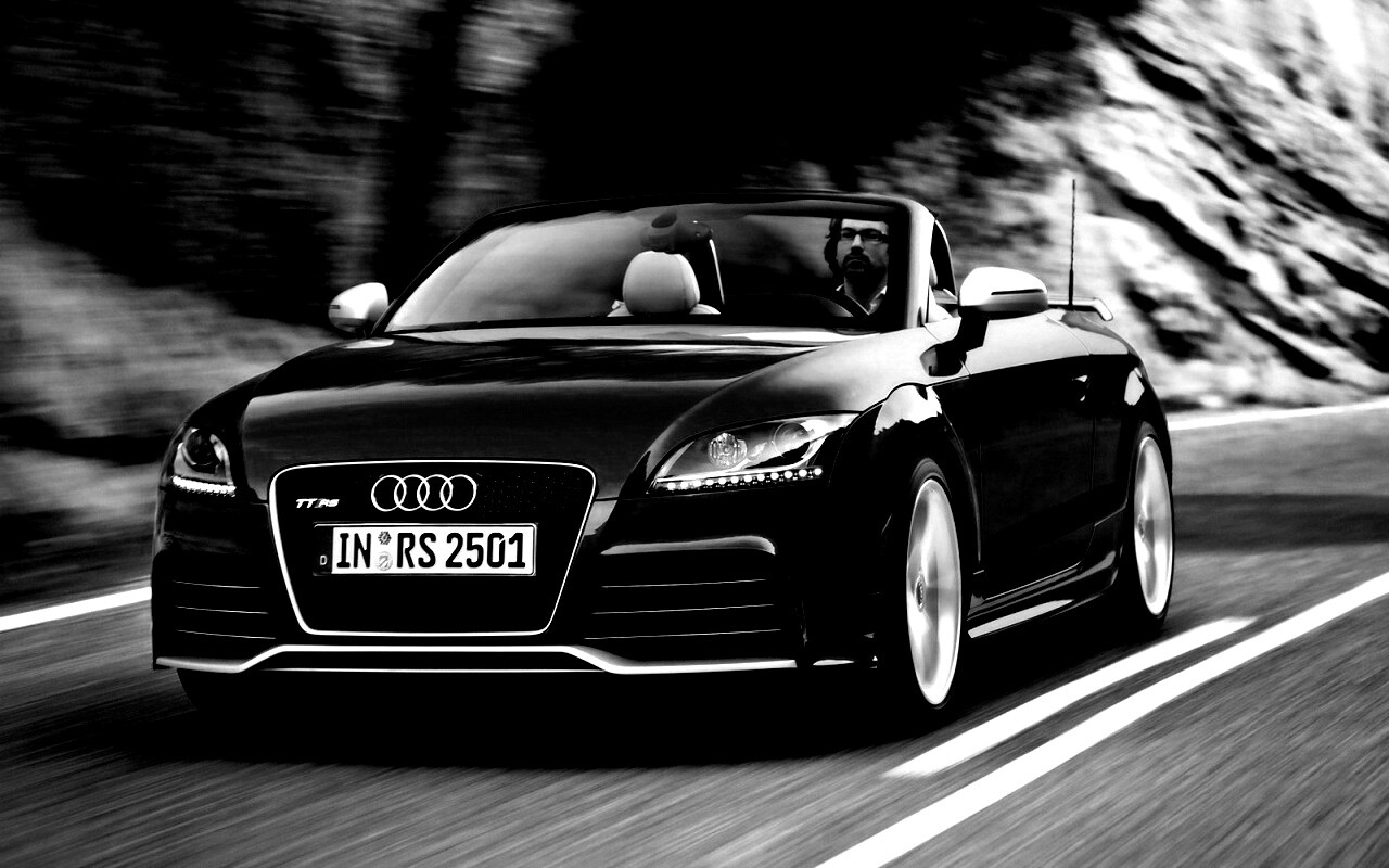 Кабриолет ауди: вид спереди обои