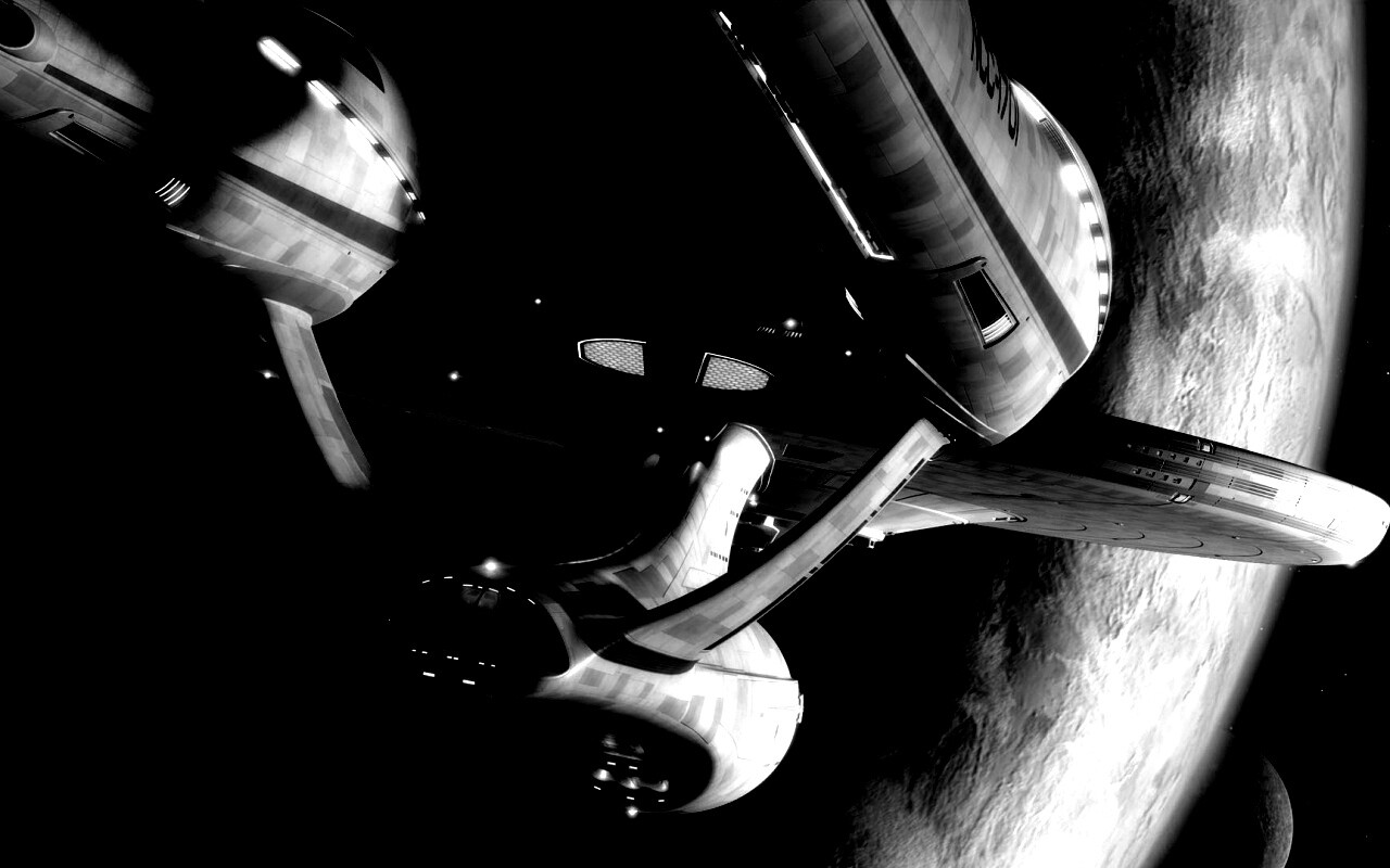 Космический корабль Enterprise из Star Trek обои