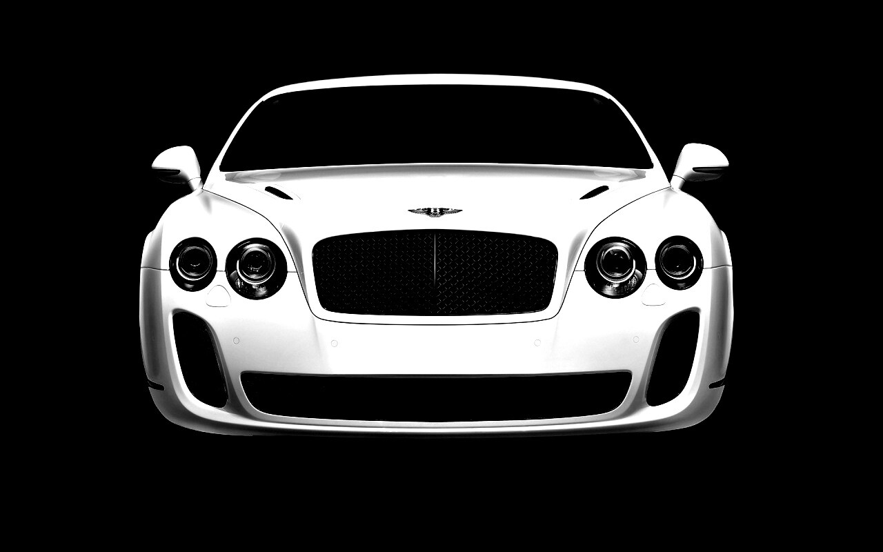 Белый Бентли Континентал обои