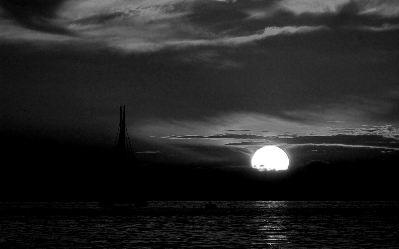 Празднование заката обои