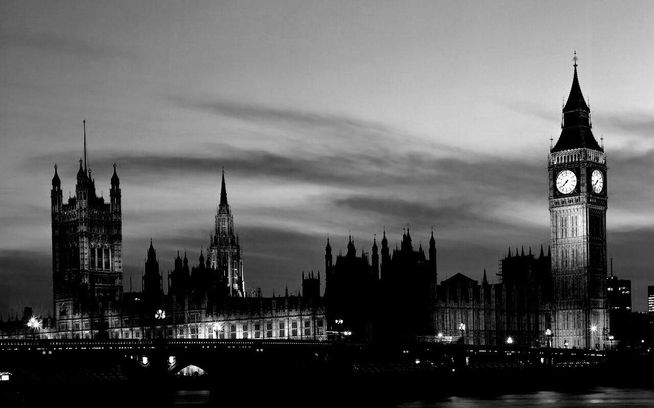 Биг Бен и здание парламента ночью обои