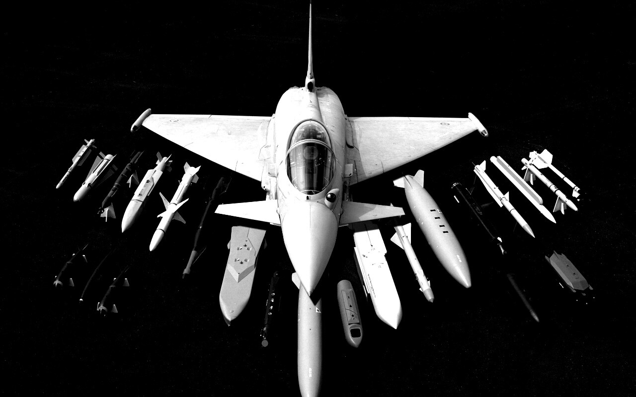 Истребитель и состовляющие обои