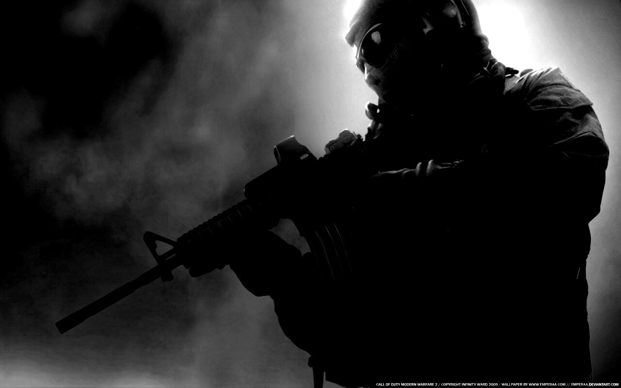 Солдат в маске обои