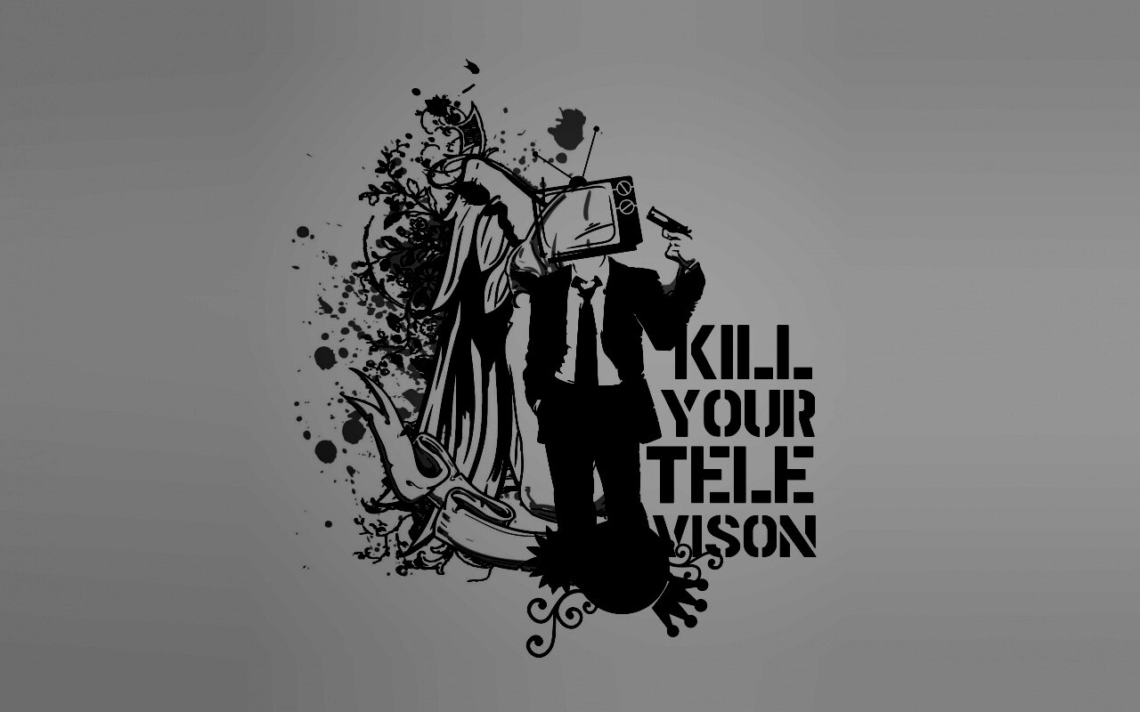 Убейте свой телевизор обои