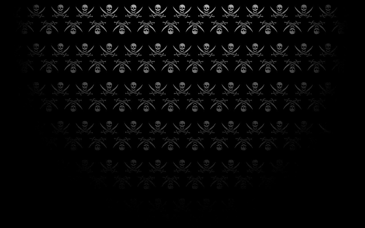 Череп и кости, пиратская тематика обои