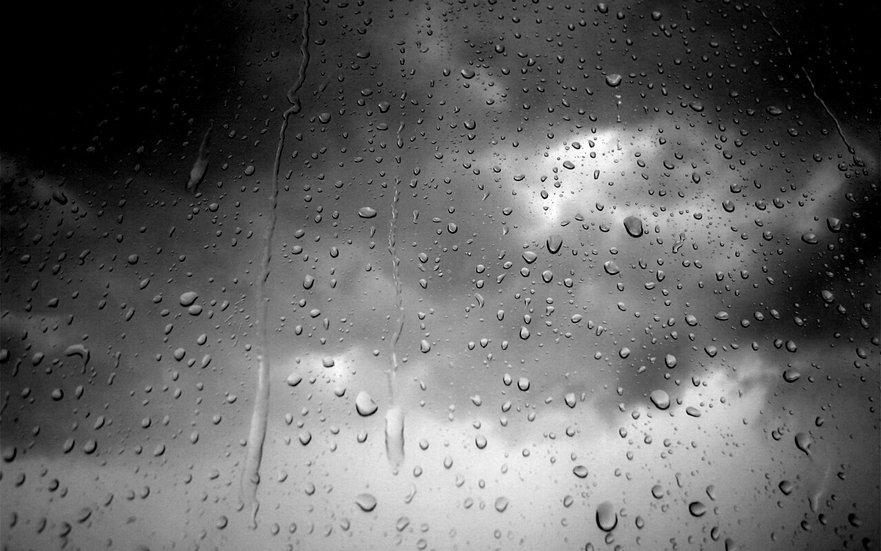Капли на стекле обои