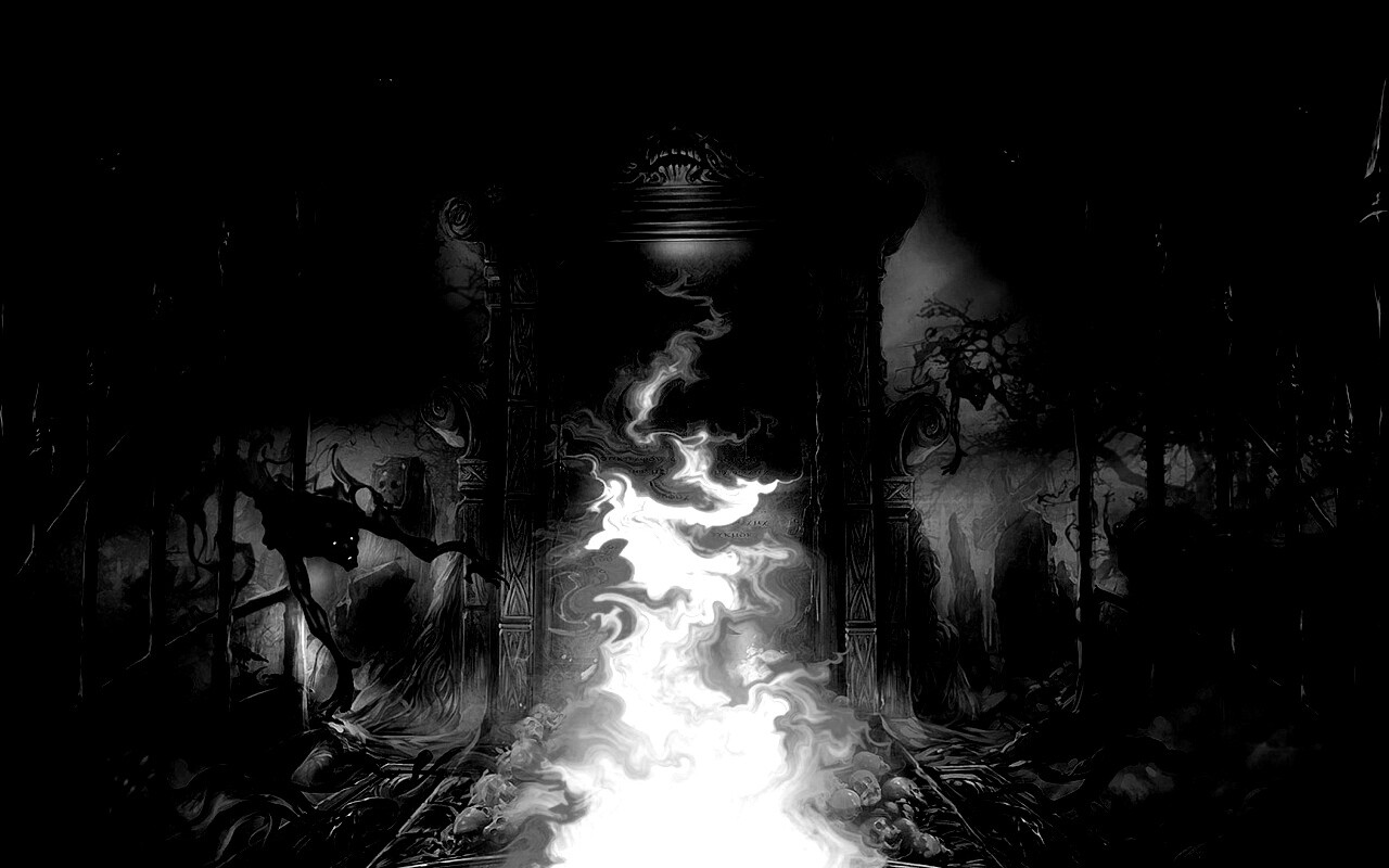 Демонические врата обои