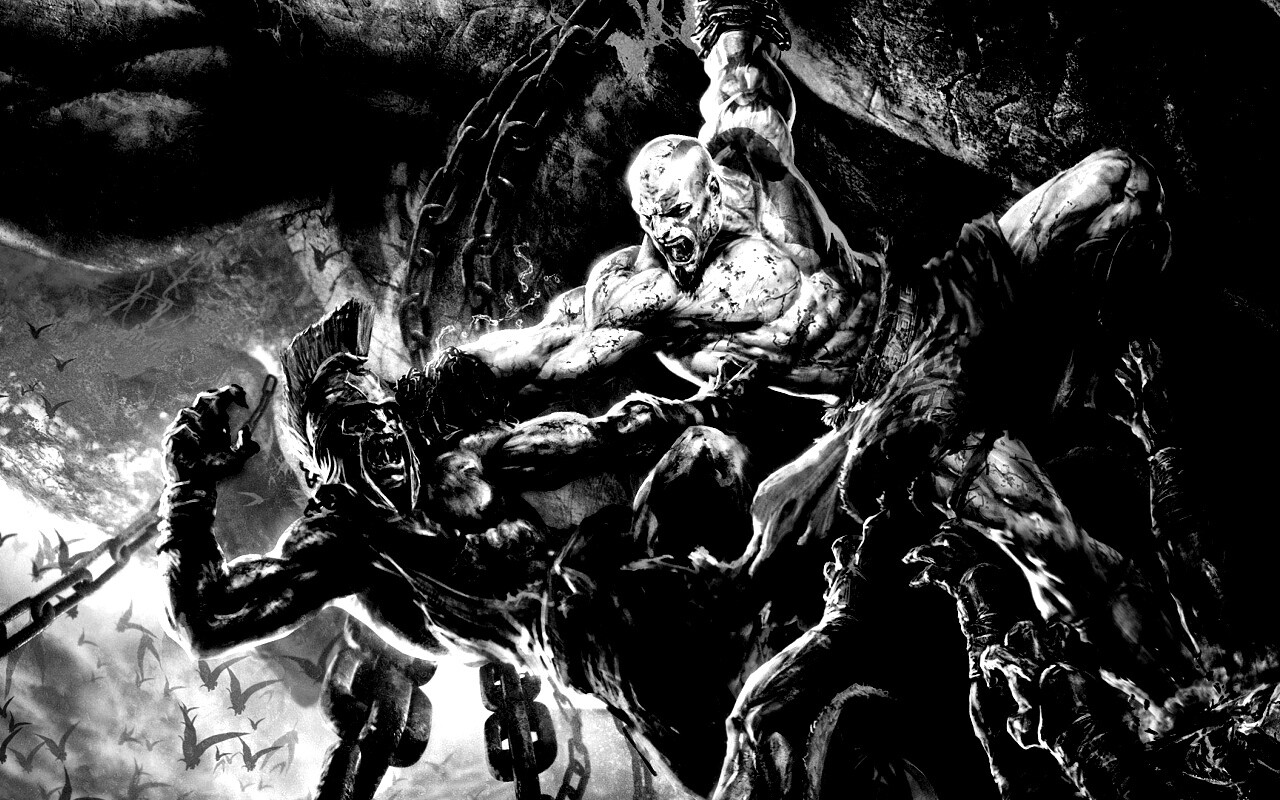 Бог войны обои