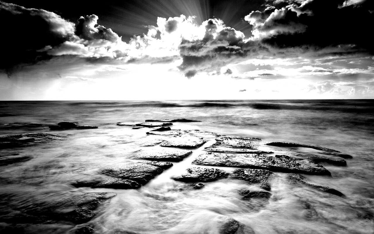 Море в HDR обои