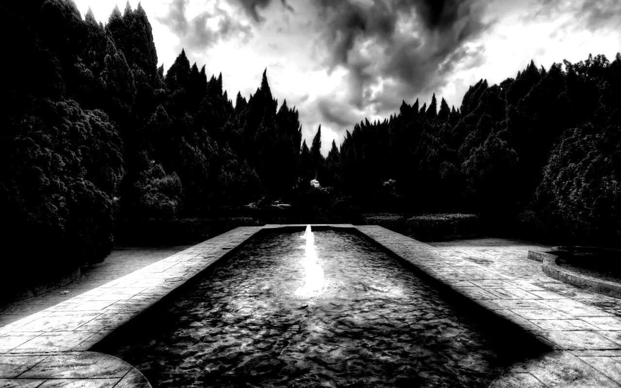 Фонтан в заповеднике обои