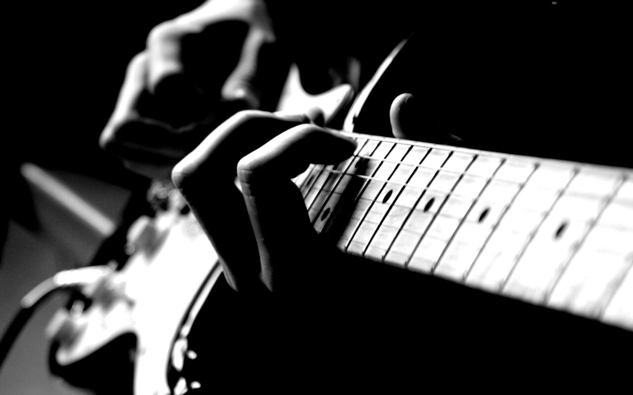 Игра на гитаре обои