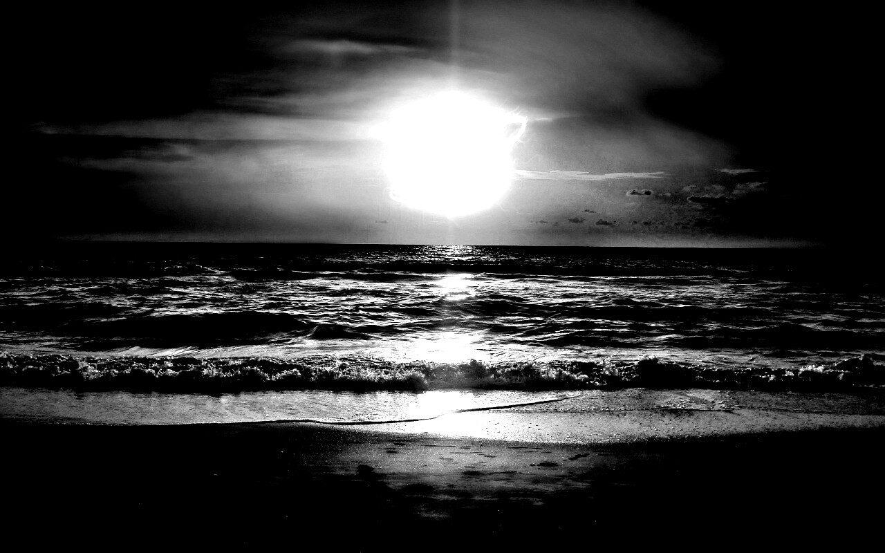 Морской закат обои