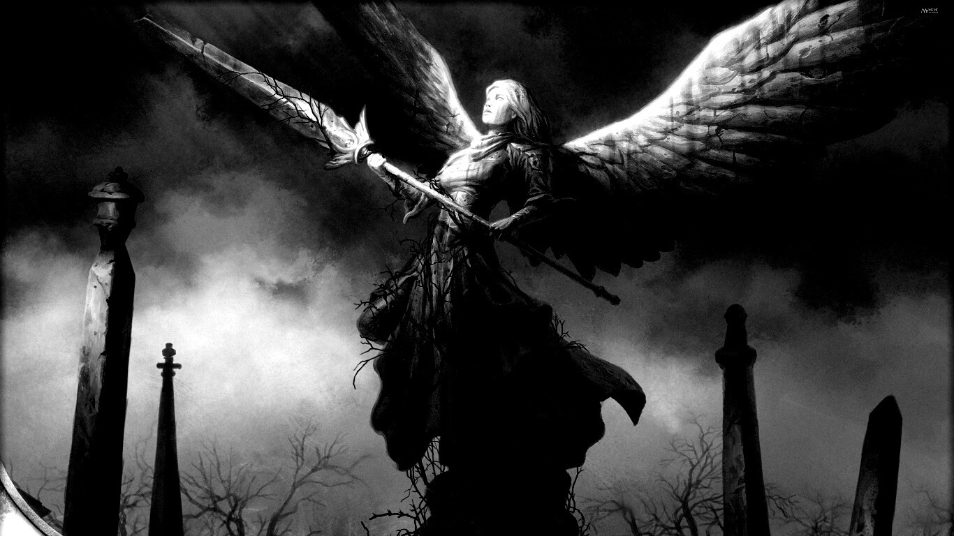 Ангел с мечом обои