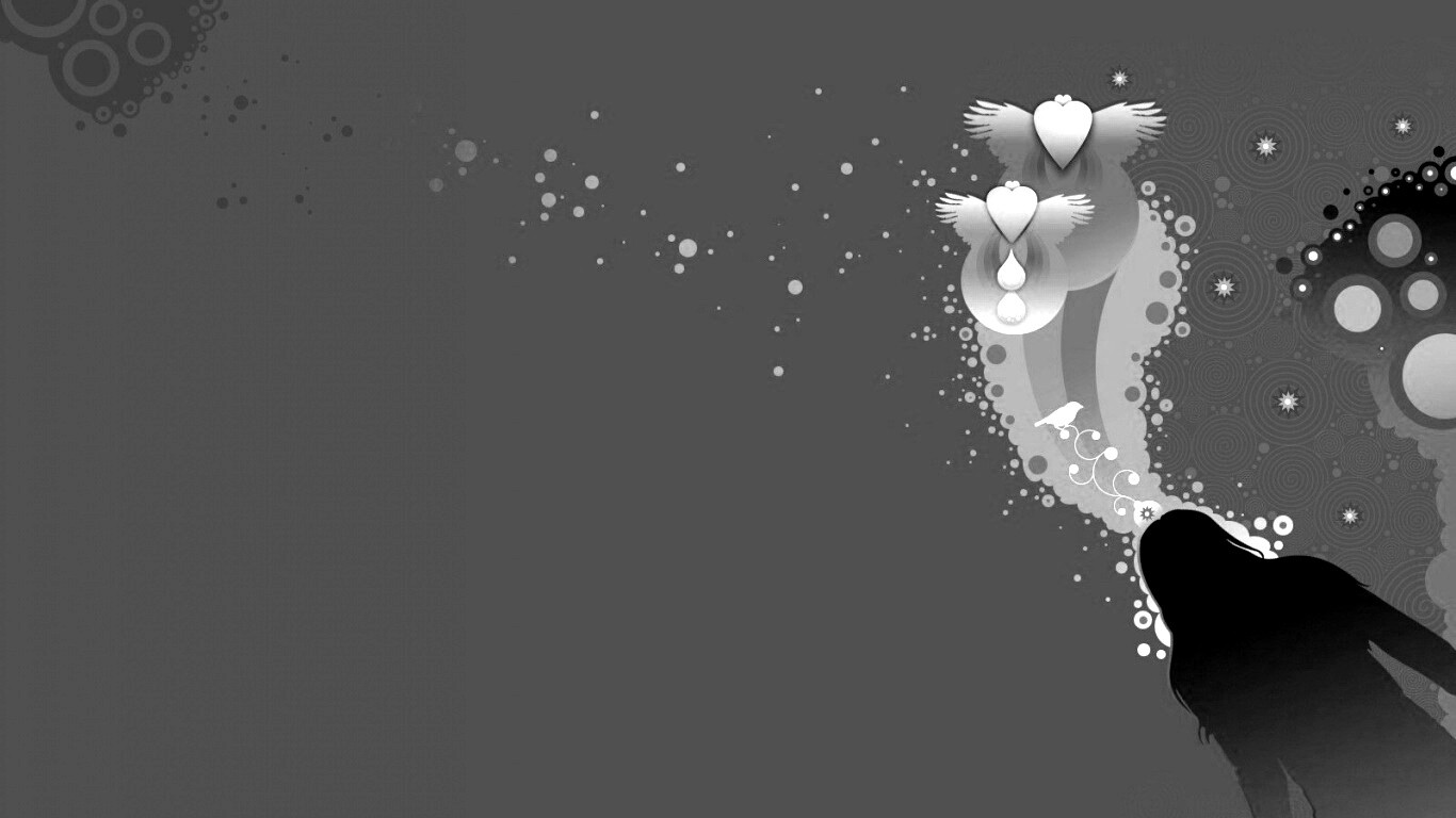 Мысли влюбленной девушки обои