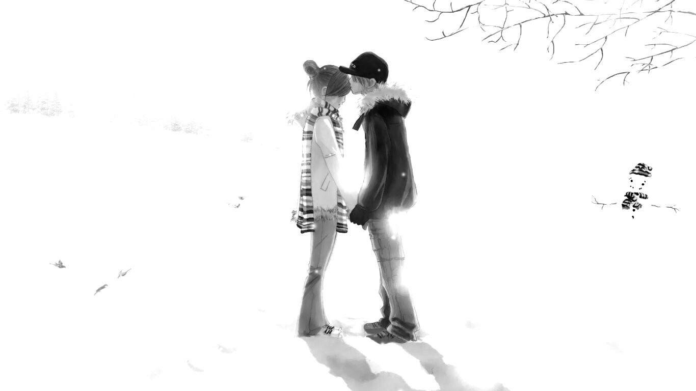 Влюбленная пара обои