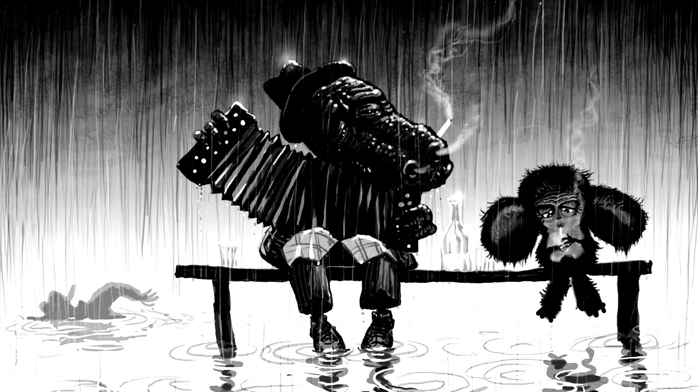 Гена и Чебурашка обои