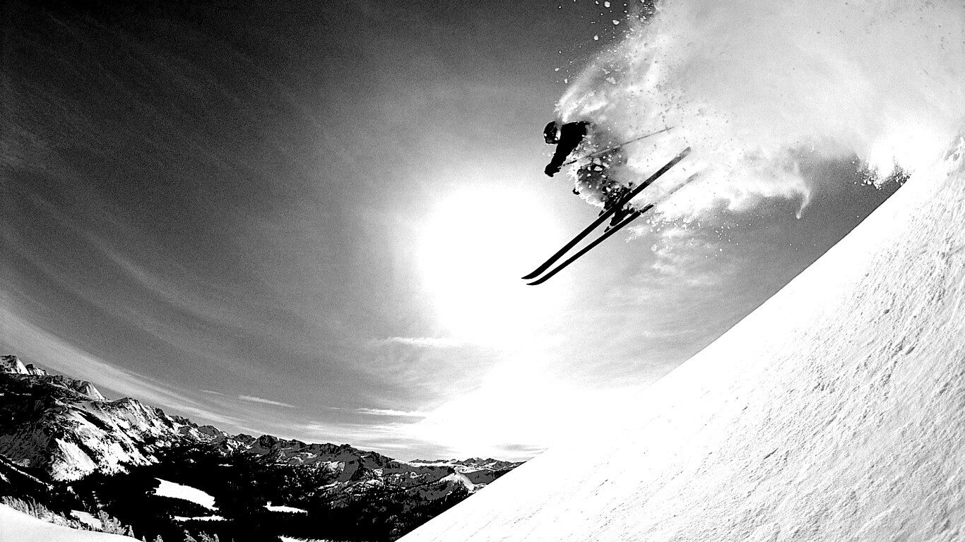 Горнолыжник обои