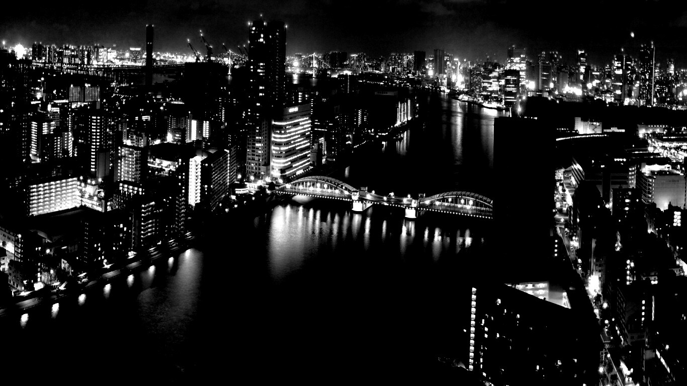 Панорама Токио обои