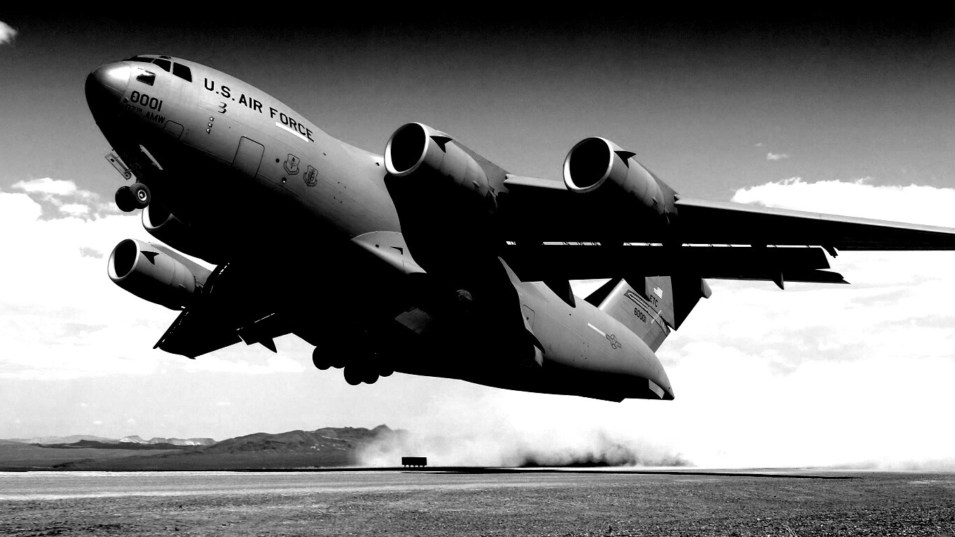 Транспортный самолет воздушных сил США обои